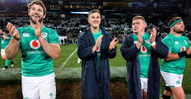 Johnny Sexton elogia al seleccionador de Irlanda tras histórica